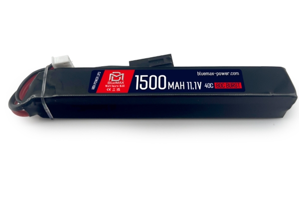 1500mAh 11.1V 40C Extreme LiPo Airsoft Battery Stick