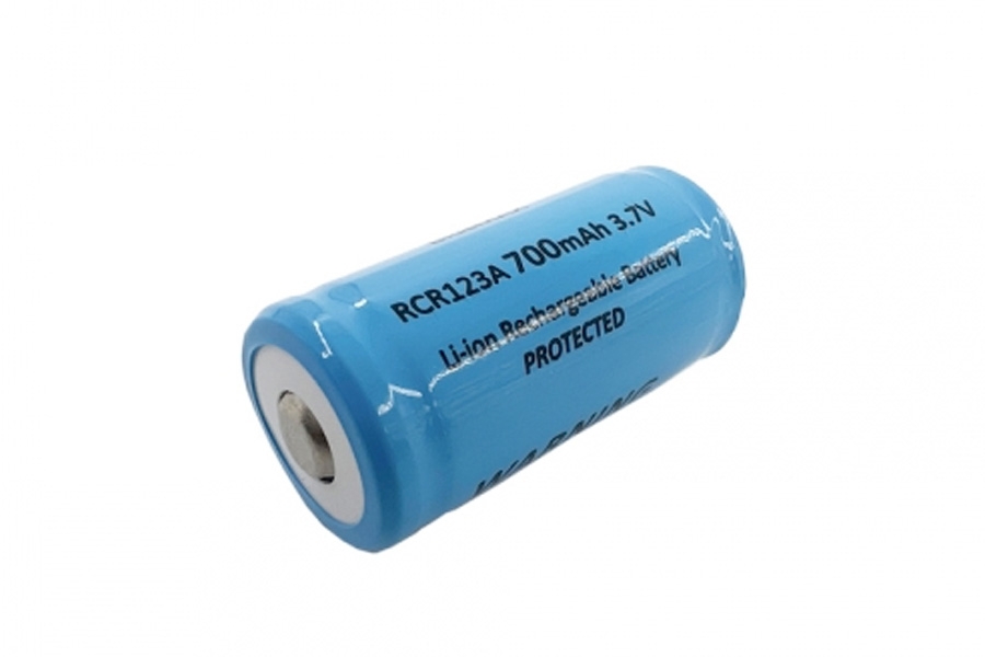 Lithium Ion Battery 16340 (RCR123A) 3.7v 700mAh PROTECTED