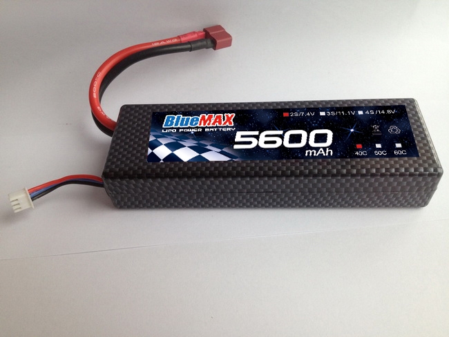 5600mAh 7.4V 40C LiPO RC Racing Car Battery