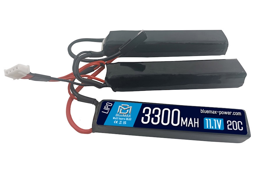 3S3P 11.1V 3300mAh 20C LiPo Battery Triplet Pack for AEG guns