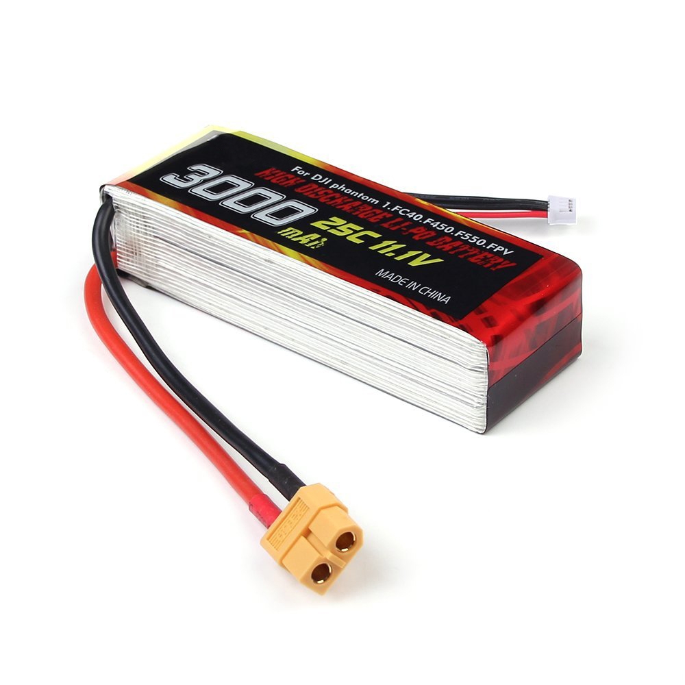 20C 3S 11.1V 1.8Ah 2.2Ah 3Ah LiPO Battery for Phantom 1 FC40 F450 F550 FPV