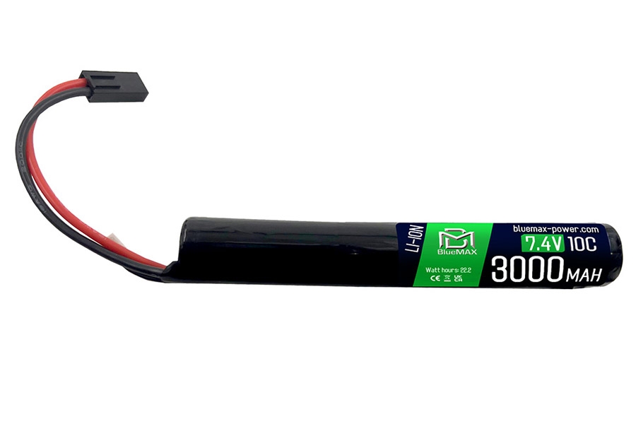 7.4V 10C(30A) Li-Ion 3000mAh Airsoft Stick