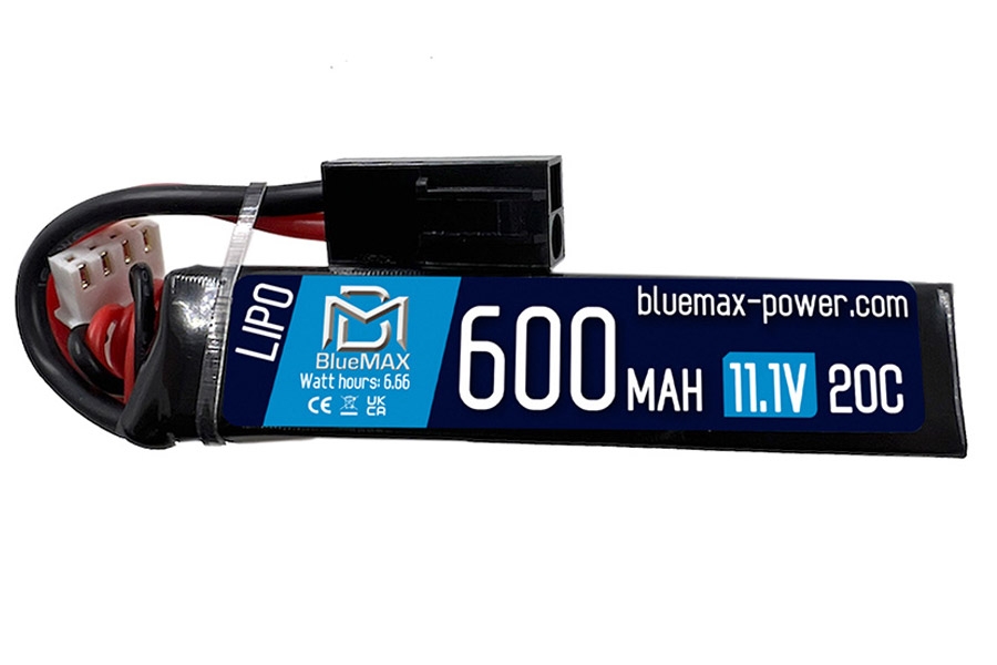 600mAh LiPo 11.1v 20C (PDW) w/ Mini Tamiya