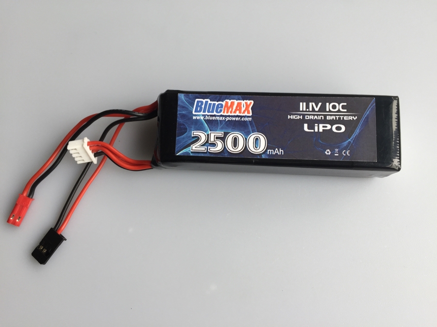 LiPO 2500mAh 3S1P 11.1V Battery Pack for RC Transmitter (TX)