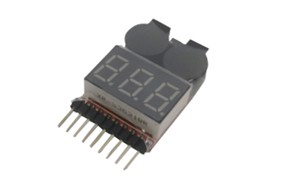 LiPo Low Voltage Alarm Buzzer 1-8s