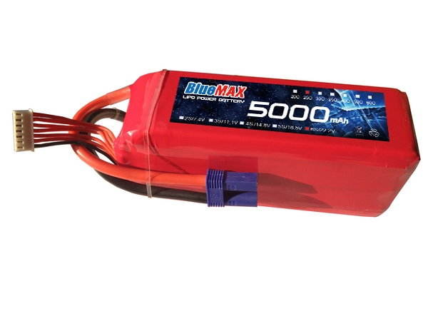 5000mAh 6S1P 22.2V  LiPO Battery for Multirotor