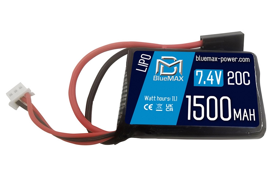 7.4V 1500mAh 20C LiPo Battery for PEQ/AN-15