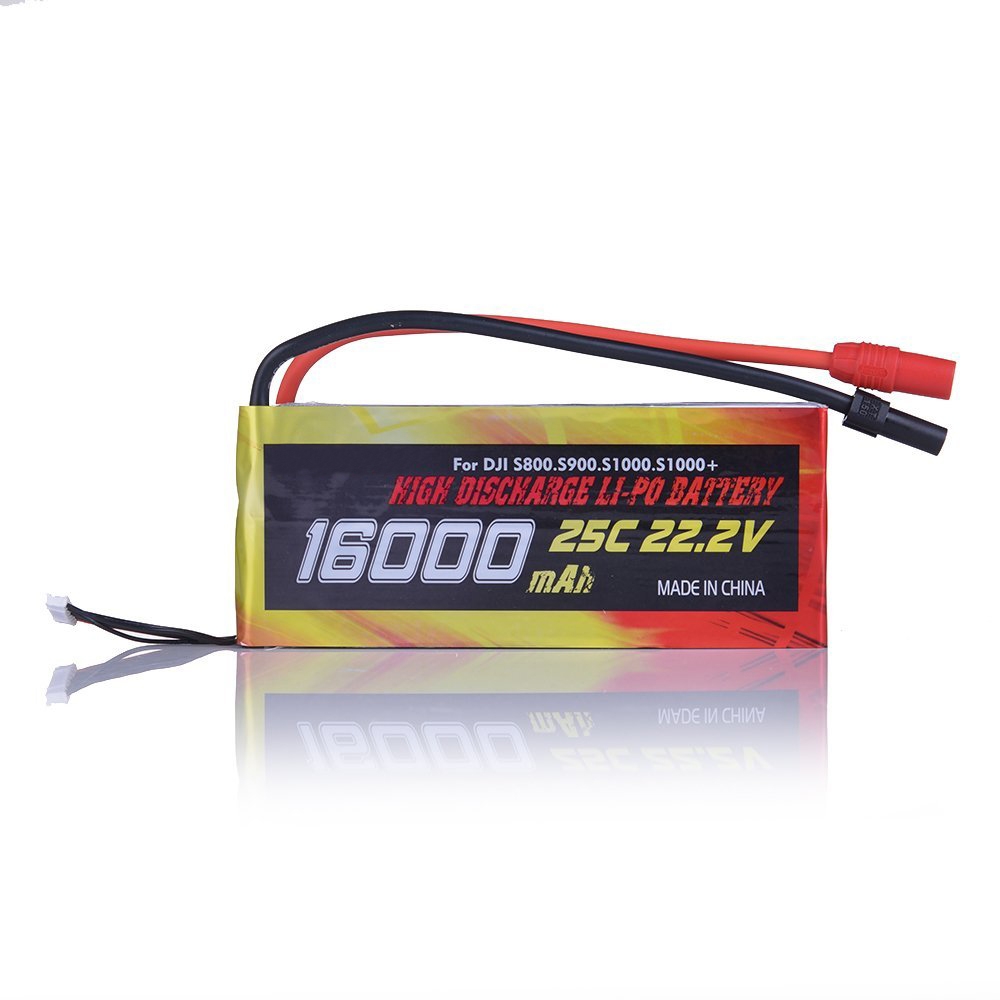 25C 6s 22.2V 10Ah 16Ah 22Ah Drone Battery for DJI S800 S900 S1000 S1000+