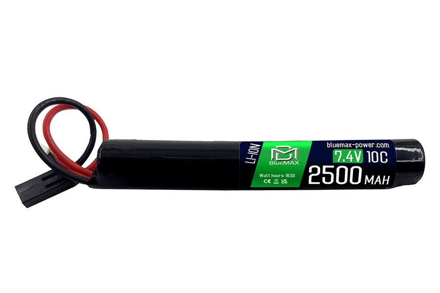 7.4V 10C(25A) Li-Ion 2500mAh Airsoft Stick Pack