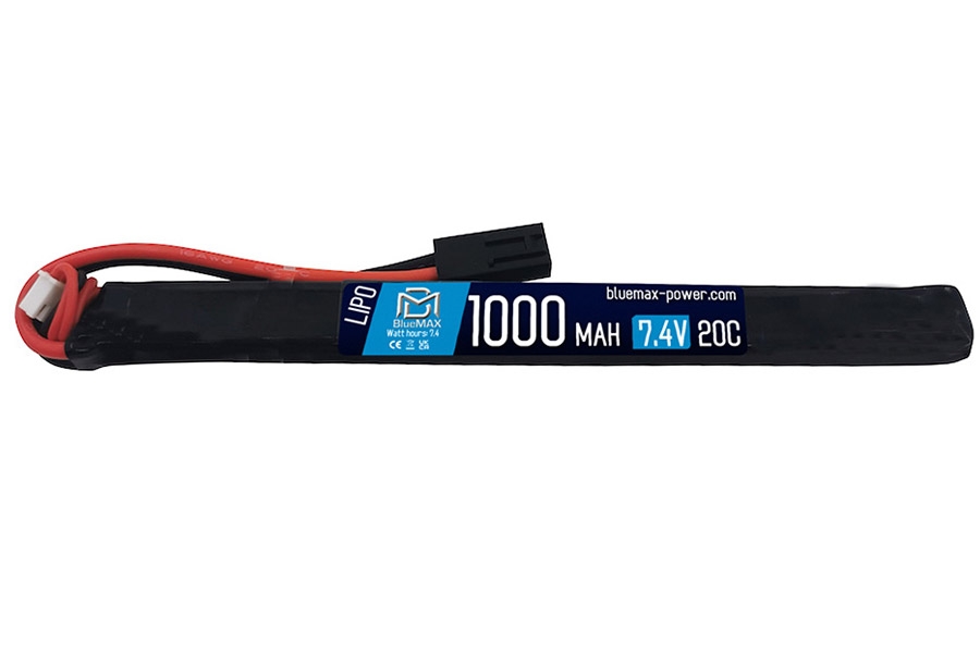 1000mAh 7.4V 20C LiPo Battery AK Thin Stick