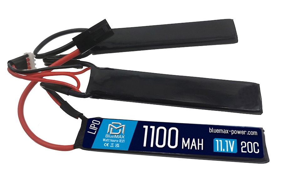 LiPo Airsoft Battery 1100mAh 11.1V 20C Triple