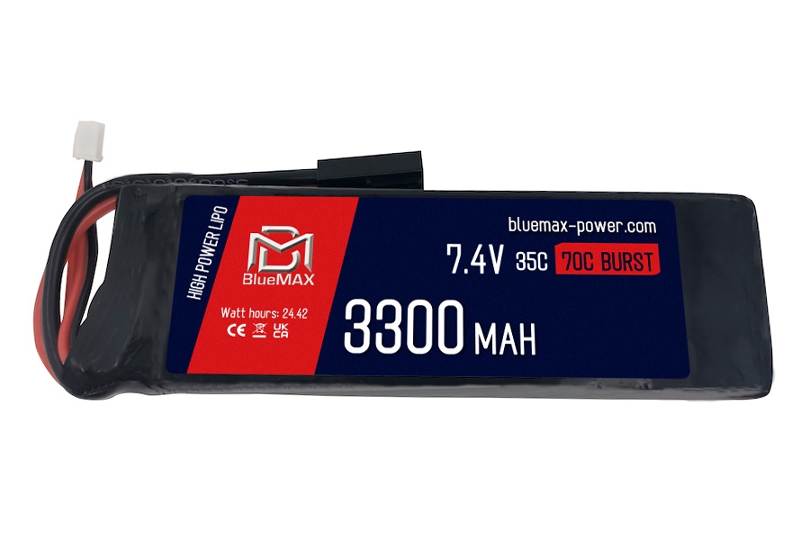 LiPo 3300mAh 7.4V 35C Large Type for Airsoft Rifle Gun