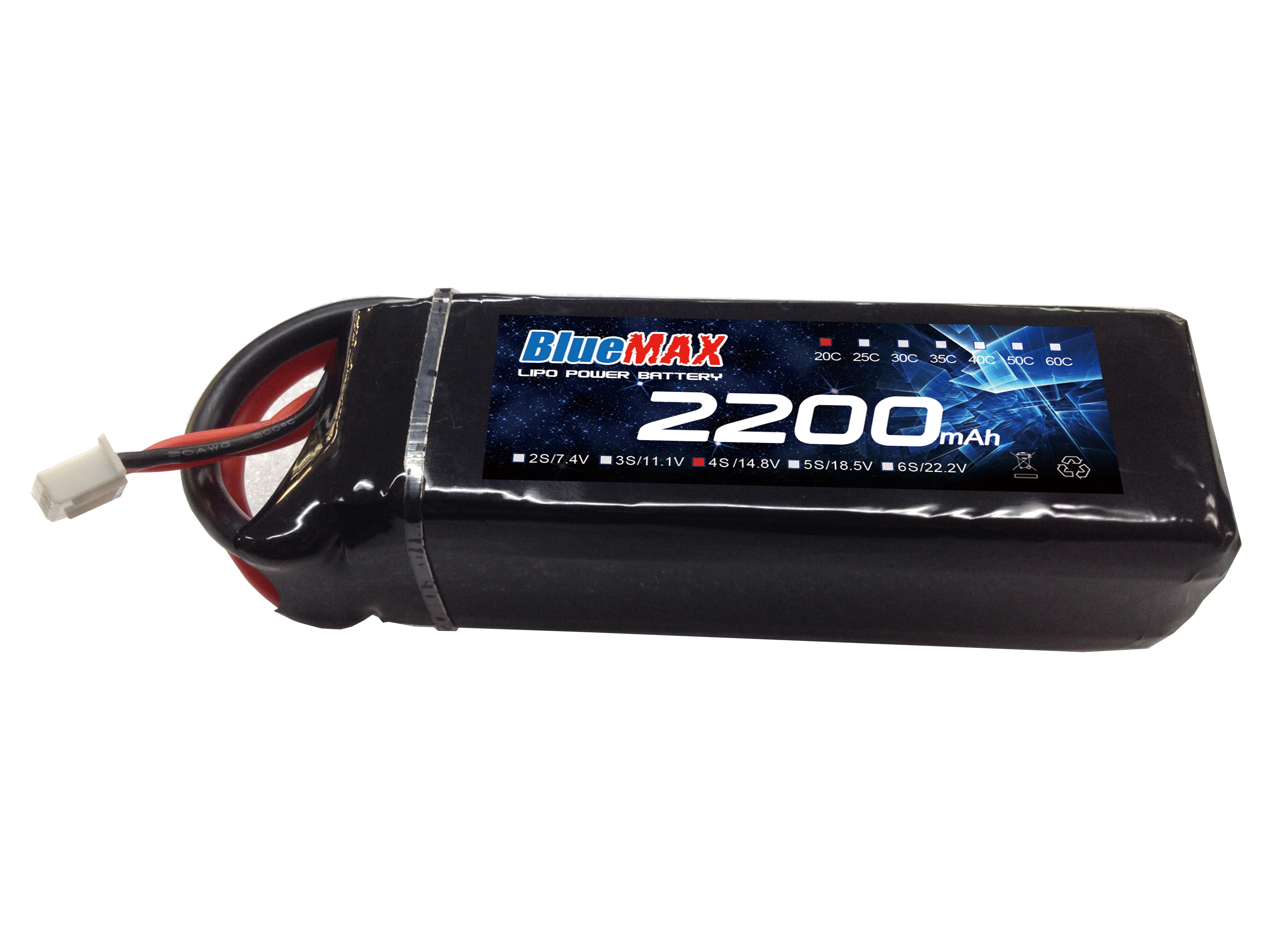 14.8V 2200mAh 20C LiPO Pack