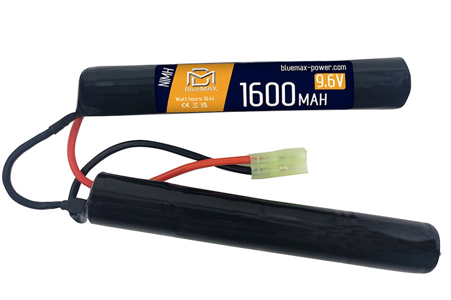 NiMH 9.6V 2/3A 1600mAh Nunchuck Style Battery for AEG Gun