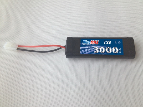 6 cells 7.2V NiMH Sub C 3000mAh stick battery pack for racing car