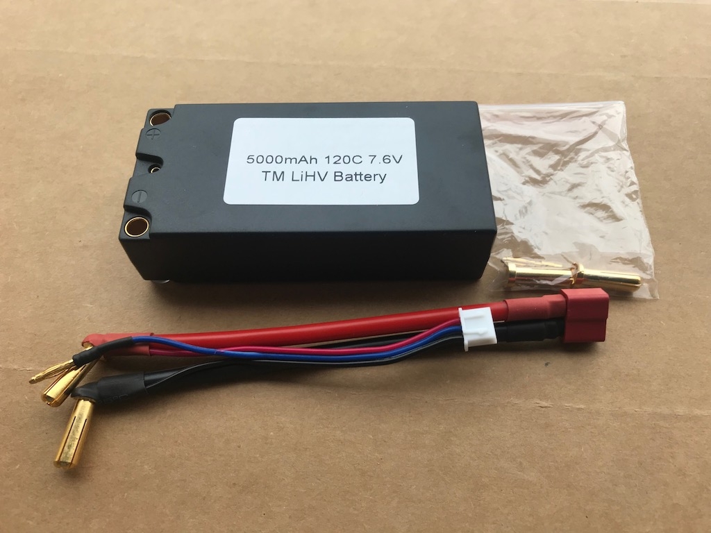 High Volt LiPO 7.6V 120C 5000mAh Shorty Pack for Competition Racing