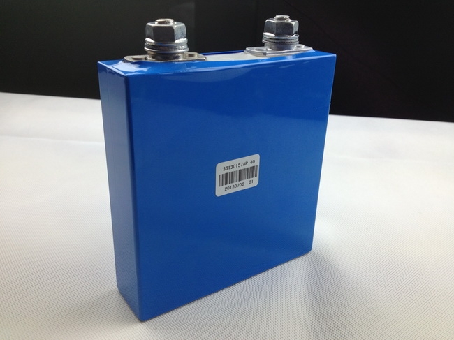 3.2V LiFePO4 40Ah Prismatic Cell with Aluminum Housing