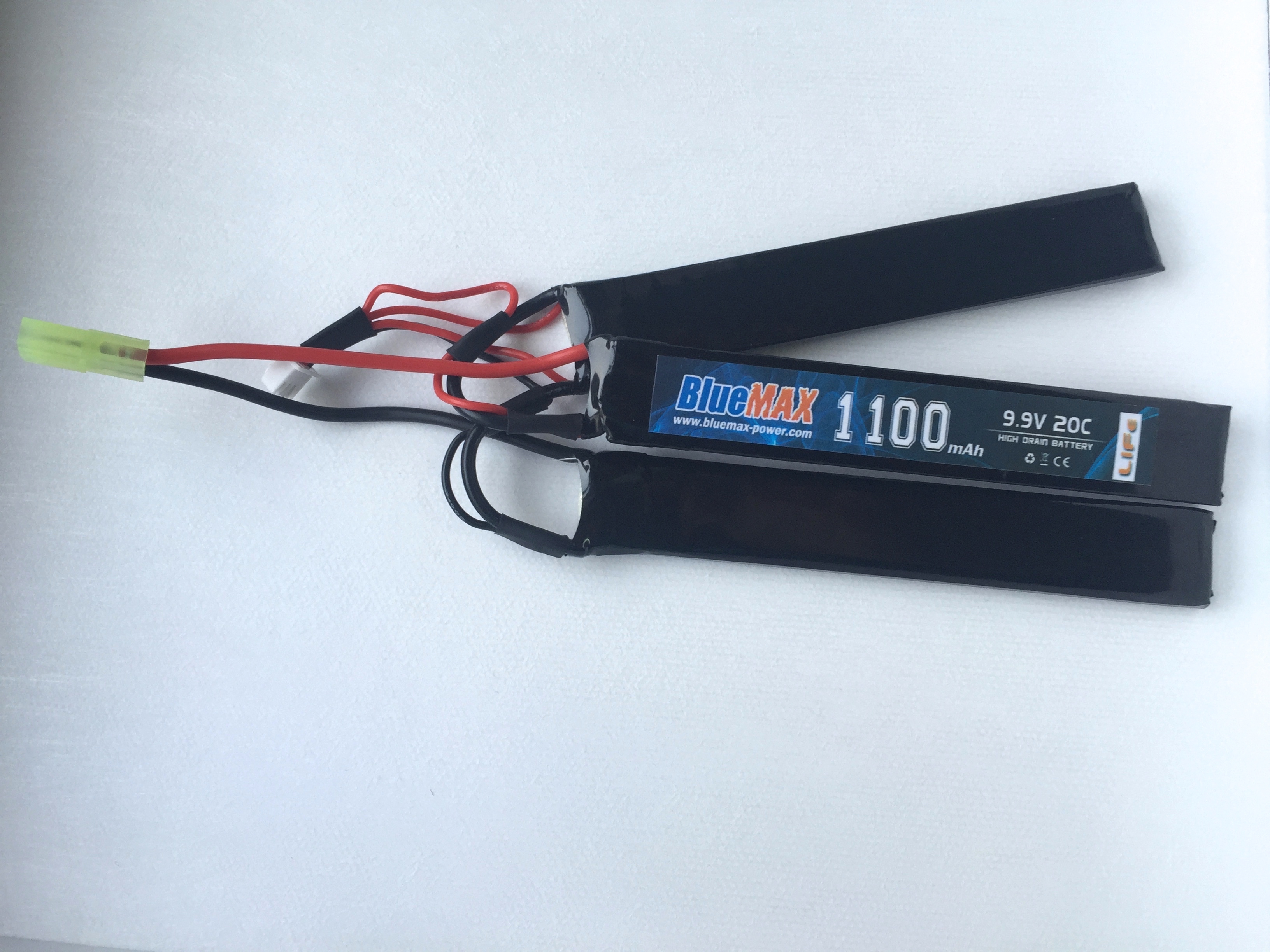 9.9v 1100mAh 20C LiFe Tri-panel Type AEG Airsoft Battery (Crane Stock)