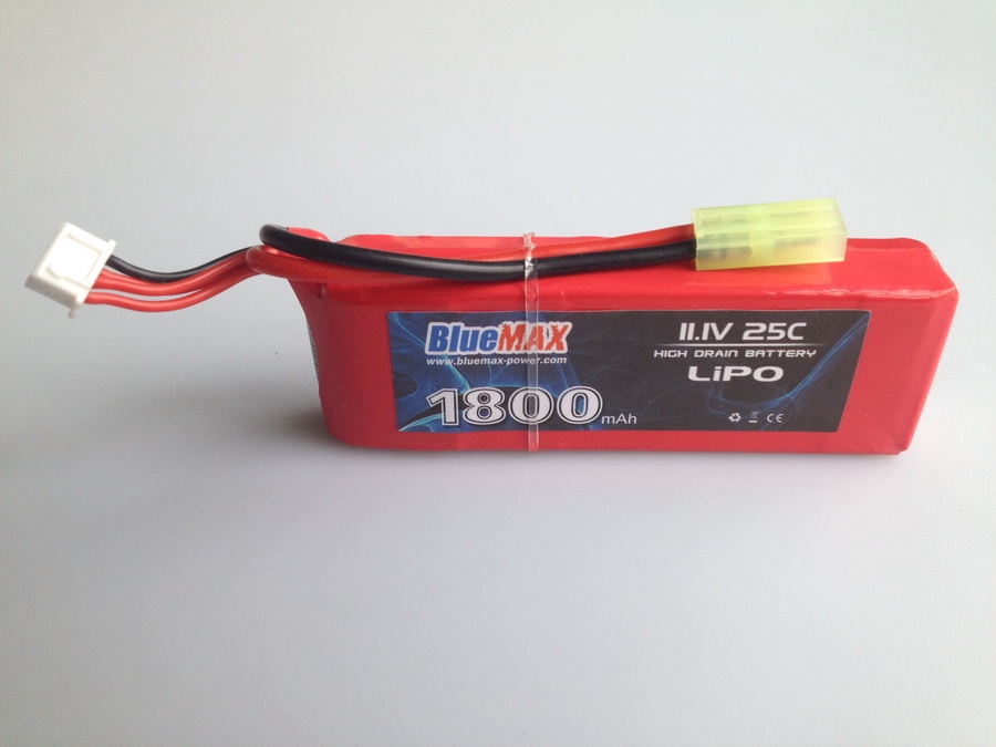 11.1v 1800mAh 25C LiPO Airsoft Battery Brick Type