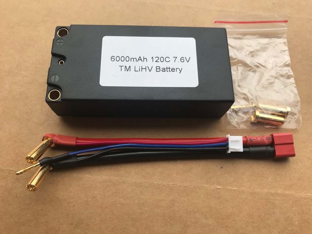 High Voltage LiPO 7.6V 120C 6000mAh Shorty Pack for Competition Racing