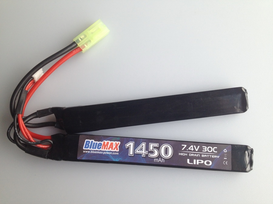 LiPO 7.4V 1450mAh 30C Nunchuck Type for Airsoft Gun