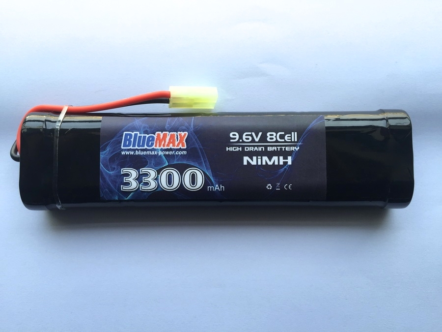 9.6V 3300mAh NiMH Airsoft AEG Battery Large Type